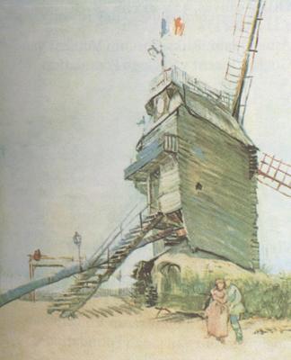 Vincent Van Gogh Le Moulin de la Galette (nn04)